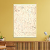 Brookfield, Massachusetts Leinwanddruck (Insitu (Wohnzimmer))