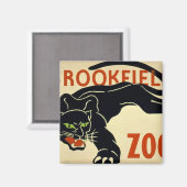 Brookfield-Panther Magnet (Vorderseite/Rückseite)