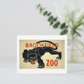Brookfield-Panther Postkarte (Stehend Vorderseite)