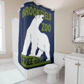 Brookfield Zoo, Bundesstaatlich Art Program Poster Duschvorhang (Beispiel)
