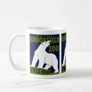 Brookfield Zoo, Bundesstaatlich Art Program Poster Kaffeetasse