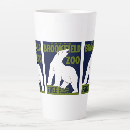 Brookfield Zoo, Bundesstaatlich Art Program Poster Milchtasse (Vorderseite)