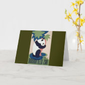 Brookfield Zoo Panda Karte (Gelbe Blume)