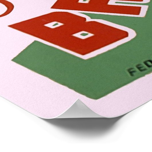 Brookfield Zoo Panda Poster (Ecke)