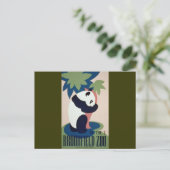 Brookfield Zoo Panda Postkarte (Stehend Vorderseite)