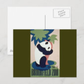 Brookfield Zoo Panda Postkarte (Vorne/Hinten)