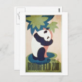 Brookfield Zoo-Panda Postkarte (Vorne/Hinten)