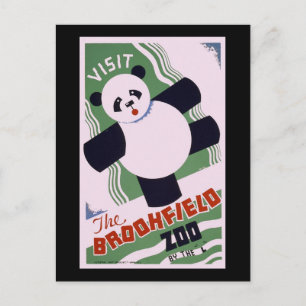 Brookfield Zoo Panda Postkarte