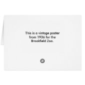 Brookfield Zoo-Panther in Not (Rückseite Horizontal)