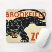 Brookfield Zoo-Panther in Not Mousepad (Mit Mouse)