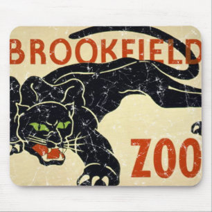 Brookfield Zoo-Panther in Not Mousepad