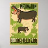 Brookfield Zoo Poster (Vorne)