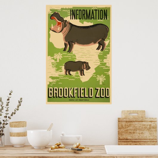 Brookfield Zoo Poster (Küche)