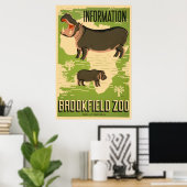 Brookfield Zoo Poster (Heimbüro)