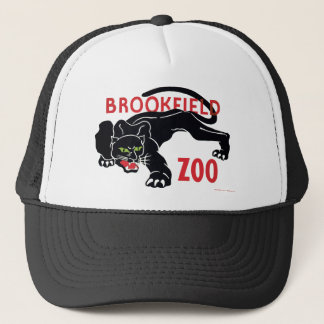 Brookfield Zoo-Schwarz-Leopard-Hut Truckerkappe