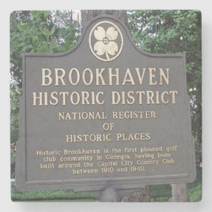 Brookhaven Atlanta, Historic Brookhaven, Brookhave Steinuntersetzer