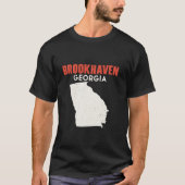 Brookhaven Georgia USA Staat America Travel Georgi T-Shirt (Vorderseite)