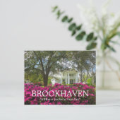 Brookhaven Mississippi Antebellum Spring Postkarte (Stehend Vorderseite)