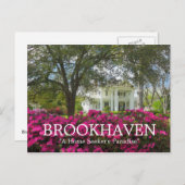 Brookhaven Mississippi Antebellum Spring Postkarte (Vorne/Hinten)