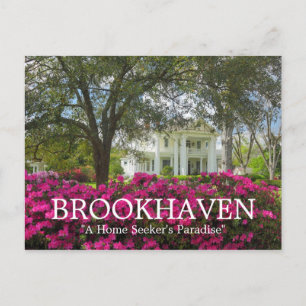 Brookhaven Mississippi Antebellum Spring Postkarte