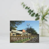 Brookhaven, Mississippi - Ein Paradies der Zuhause Postkarte (Stehend Vorderseite)