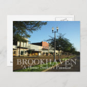 Brookhaven, Mississippi - Ein Paradies der Zuhause Postkarte (Vorne/Hinten)