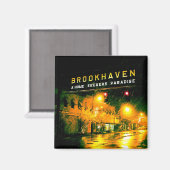 Brookhaven Mississippi-Magnet Magnet (Vorderseite/Rückseite)