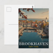 Brookhaven NY Hafen Reise Postkarte (Vorne/Hinten)