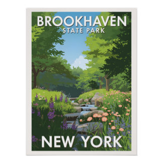 Brookhaven Staat Park - New York Poster