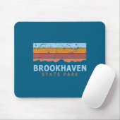 Brookhaven State Park New York Retro Cool _1 Mousepad (Mit Mouse)
