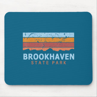 Brookhaven State Park New York Retro Cool _1 Mousepad
