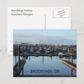 Brookings Harbour Postkarte (Vorne/Hinten)