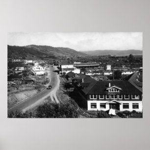 Brookings, Oregon-Stadtansicht und Poster