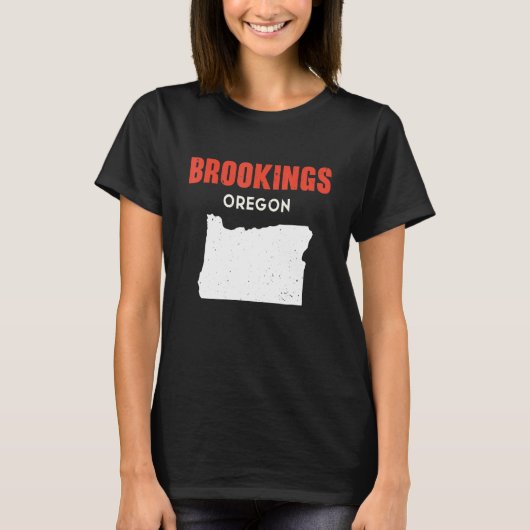 Brookings Oregon USA Staat America Travel Oregonia T-Shirt (Vorderseite)