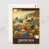 Brookings, Oregon | VINTAG Postkarte (Vorne/Hinten)