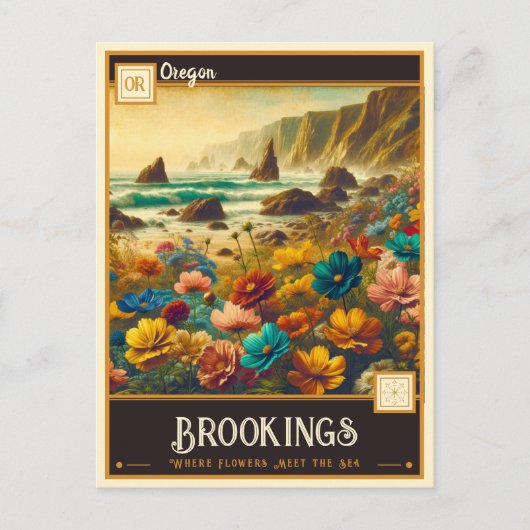 Brookings, Oregon | VINTAG Postkarte (Vorderseite)