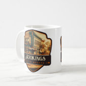 Brookings, South Dakota | VINTAG Kaffeetasse (Vorderseite Links)