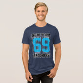 Brooklyn '69: Vintag NYC Swagger Tri-Blend Shirt (Vorderseite voll)