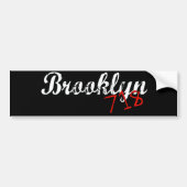 Brooklyn 718 autoaufkleber (Vorne)
