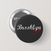 Brooklyn 718 button (Vorne & Hinten)