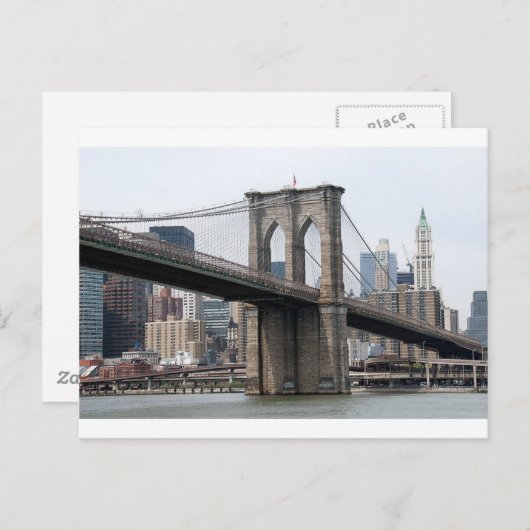 BROOKLYN 718 POSTKARTE (Vorne/Hinten)