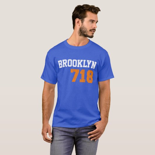 Brooklyn 718 T-Shirt (Vorne ganz)