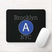 Brooklyn A Train Mousepad (Mit Mouse)