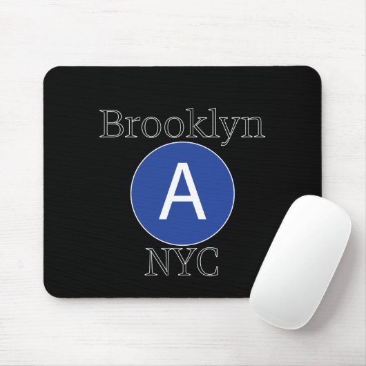 Brooklyn A Zug Mousepad (Mit Mouse)