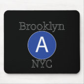 Brooklyn A Zug Mousepad (Vorne)
