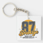 Brooklyn Abzeichen Schlüsselanhänger (Vorderseite)