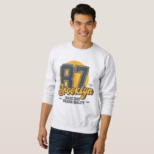 Brooklyn Abzeichen Sweatshirt (Vorne ganz)