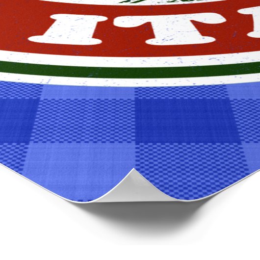 Brooklyn American Poster Print (Ecke)