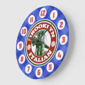 Brooklyn American Round Clock Große Wanduhr (Winkel)