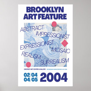 Brooklyn Art Feature Poster Abstrakter Surrealismu